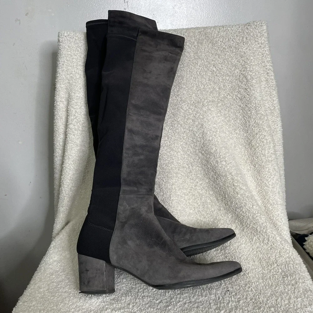 Stuart Weitzman Gillian 60 City‎ Suede Over-The-Knee Boot 7.5M